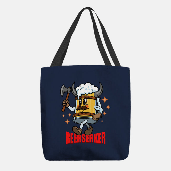 Beerserker-None-Basic Tote-Bag-Boggs Nicolas