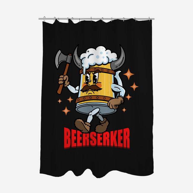 Beerserker-None-Polyester-Shower Curtain-Boggs Nicolas