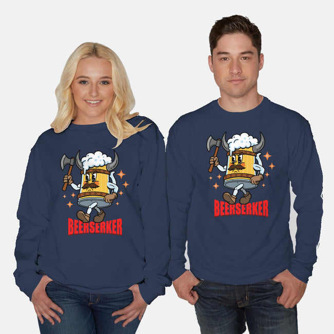 Beerserker-Unisex-Crew Neck-Sweatshirt-Boggs Nicolas