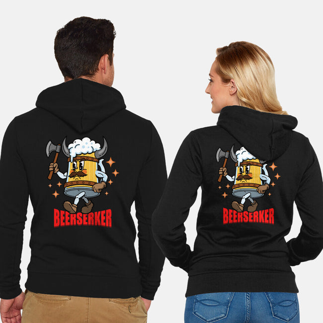 Beerserker-Unisex-Zip-Up-Sweatshirt-Boggs Nicolas