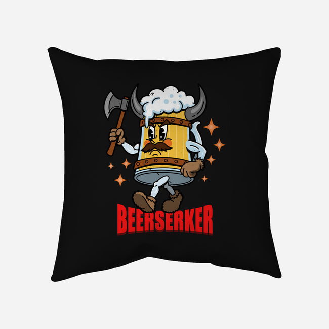 Beerserker-None-Removable Cover w Insert-Throw Pillow-Boggs Nicolas