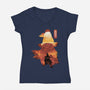 Rove Landscape-Womens-V-Neck-Tee-dandingeroz