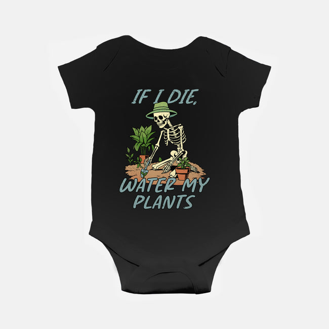 Don't Forget To Water My Plants-Baby-Basic-Onesie-dandingeroz