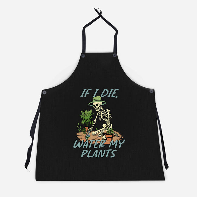 Don't Forget To Water My Plants-Unisex-Kitchen-Apron-dandingeroz