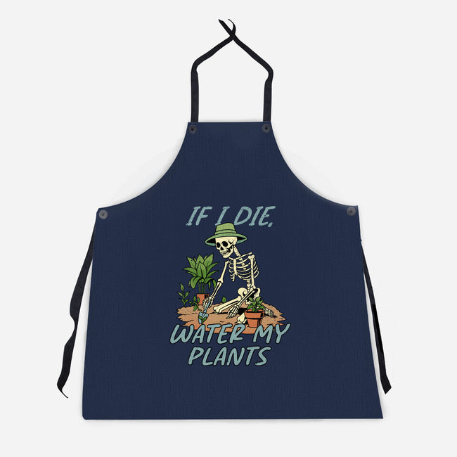 Don't Forget To Water My Plants-Unisex-Kitchen-Apron-dandingeroz