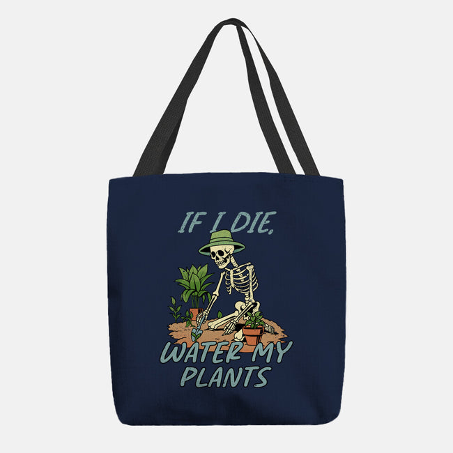 Don't Forget To Water My Plants-None-Basic Tote-Bag-dandingeroz