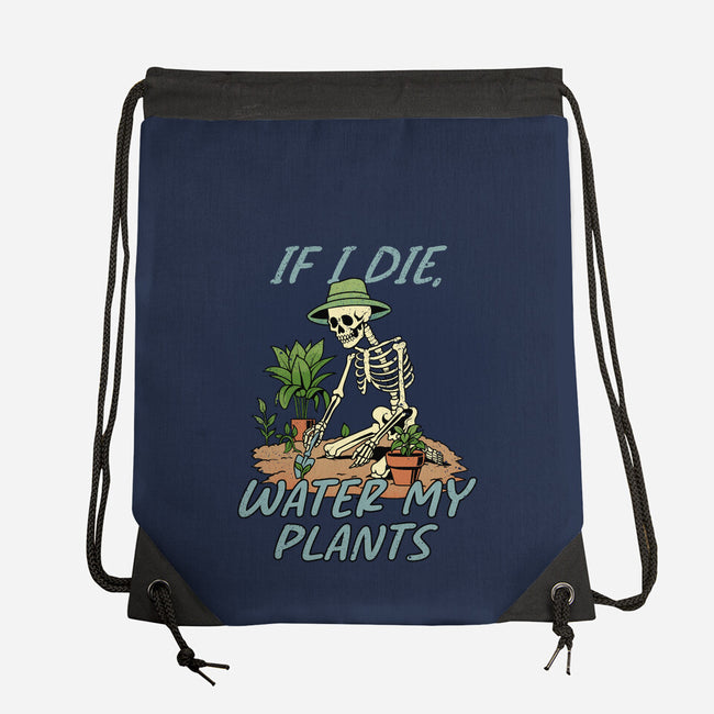 Don't Forget To Water My Plants-None-Drawstring-Bag-dandingeroz