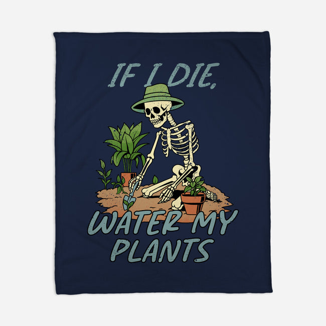 Don't Forget To Water My Plants-None-Fleece-Blanket-dandingeroz