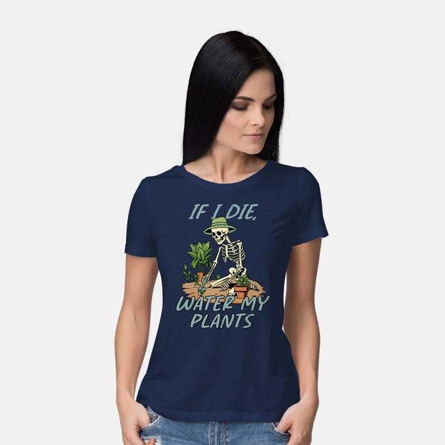 Don't Forget To Water My Plants-Womens-Basic-Tee-dandingeroz