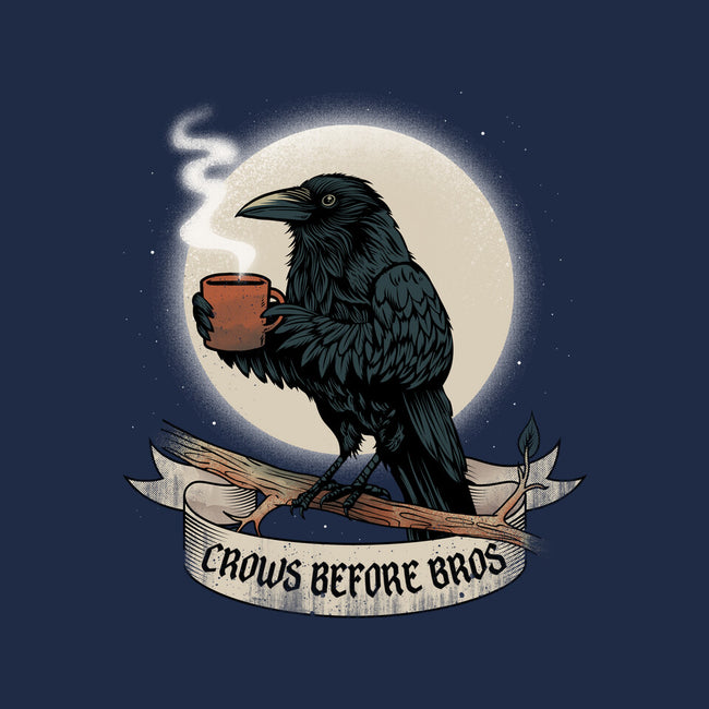Crows Before Bros Night Time-Mens-Heavyweight-Tee-dandingeroz