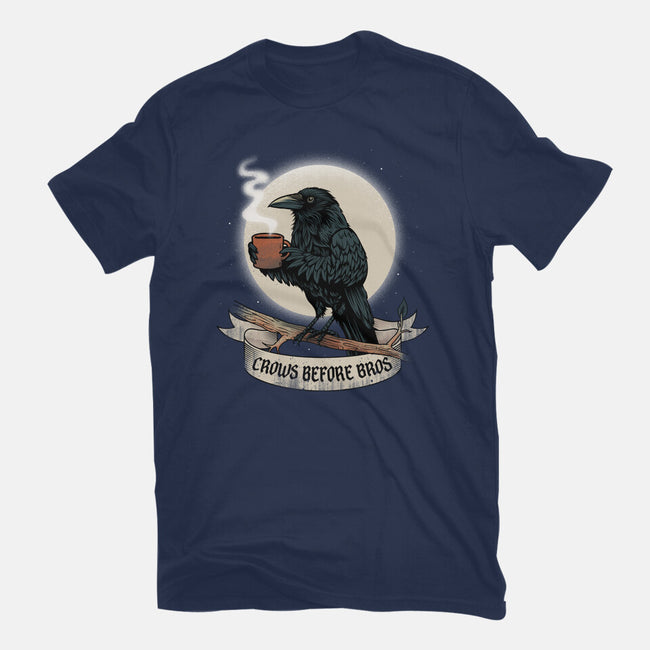 Crows Before Bros Night Time-Mens-Heavyweight-Tee-dandingeroz