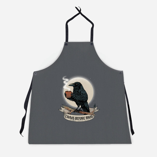 Crows Before Bros Night Time-Unisex-Kitchen-Apron-dandingeroz