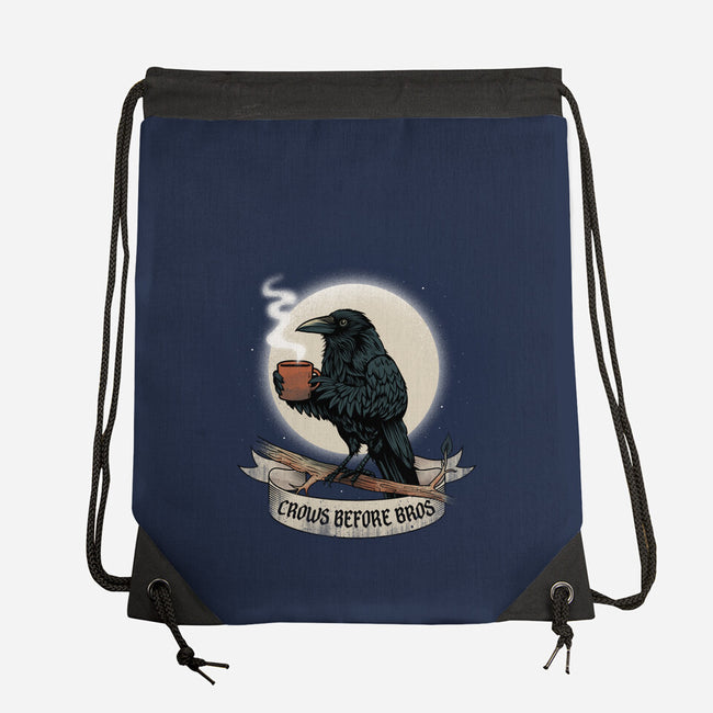 Crows Before Bros Night Time-None-Drawstring-Bag-dandingeroz
