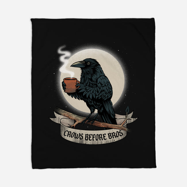 Crows Before Bros Night Time-None-Fleece-Blanket-dandingeroz