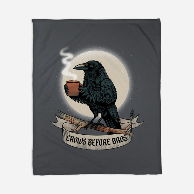 Crows Before Bros Night Time-None-Fleece-Blanket-dandingeroz