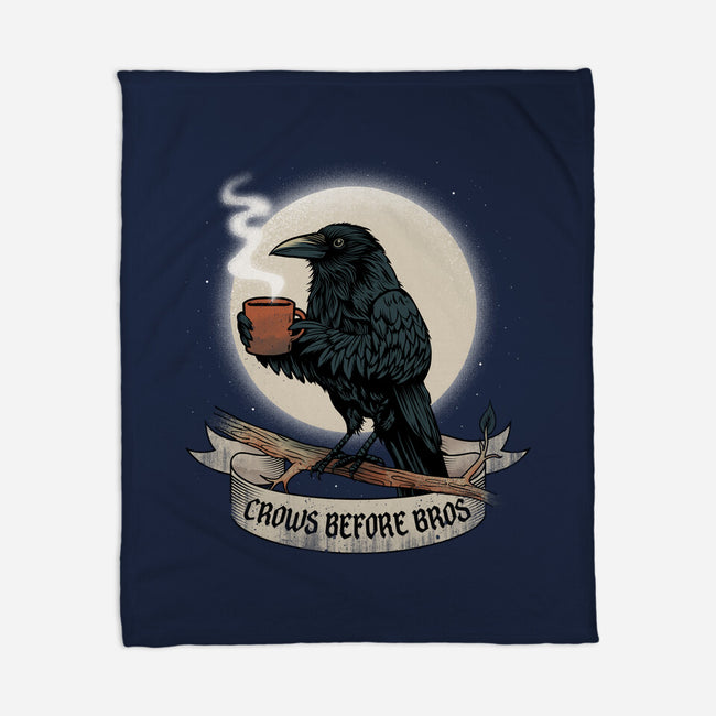 Crows Before Bros Night Time-None-Fleece-Blanket-dandingeroz