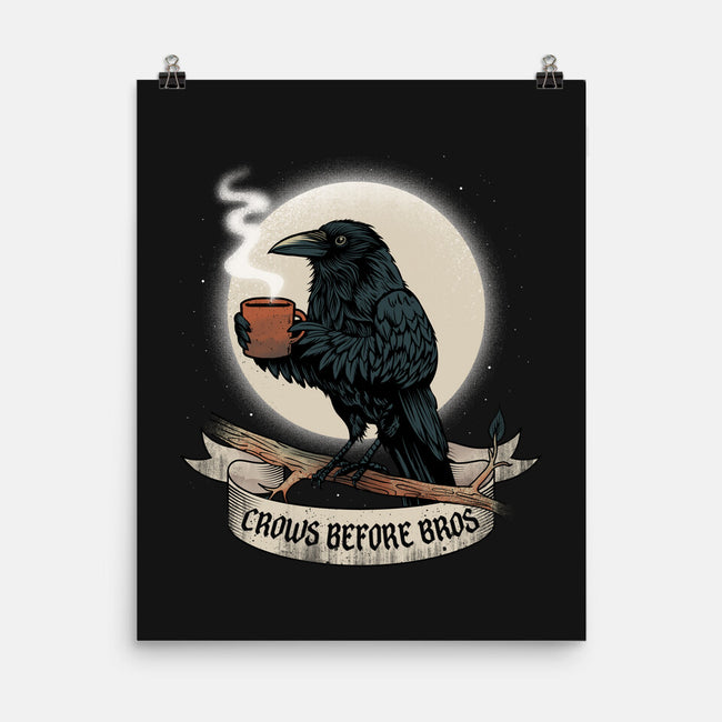 Crows Before Bros Night Time-None-Matte-Poster-dandingeroz