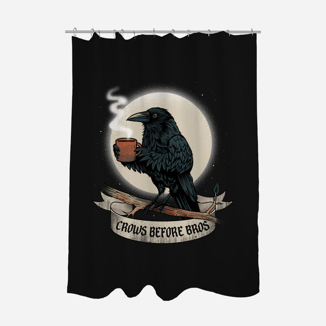 Crows Before Bros Night Time-None-Polyester-Shower Curtain-dandingeroz