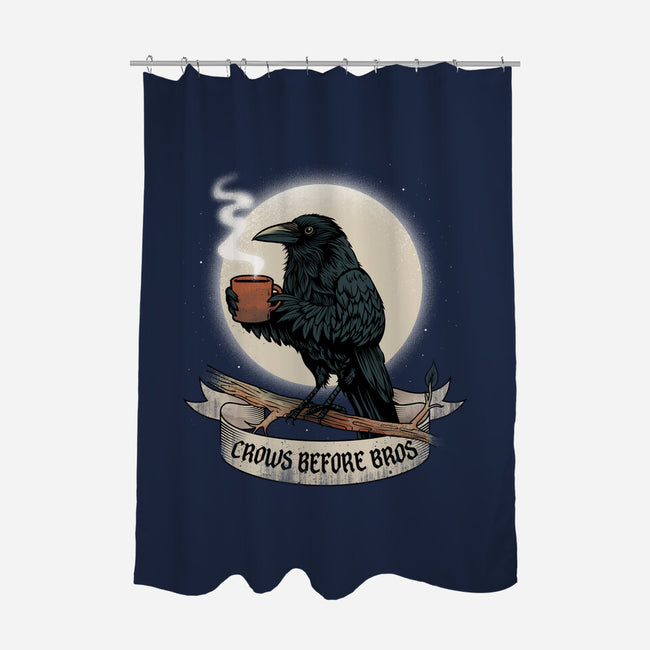Crows Before Bros Night Time-None-Polyester-Shower Curtain-dandingeroz