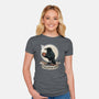 Crows Before Bros Night Time-Womens-Fitted-Tee-dandingeroz