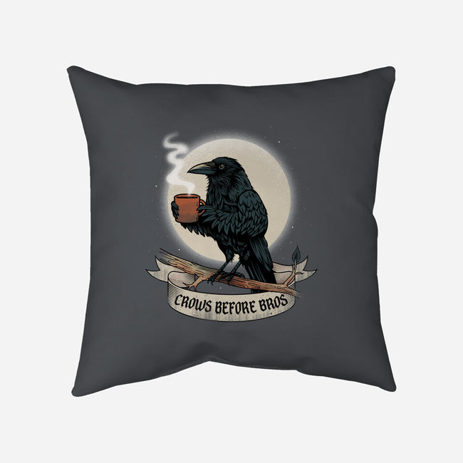 Crows Before Bros Night Time-None-Removable Cover w Insert-Throw Pillow-dandingeroz