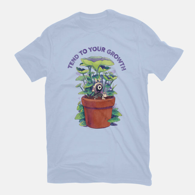 Tend To Your Growth-Womens-Fitted-Tee-Bruno Mota