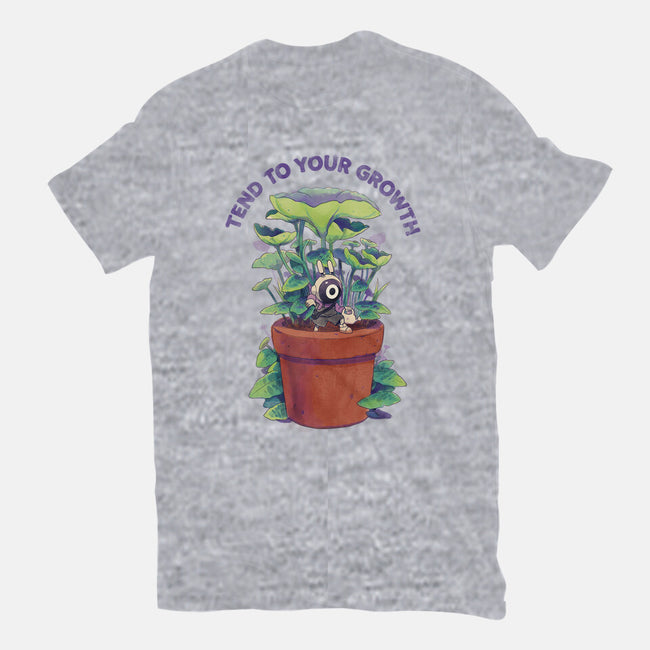 Tend To Your Growth-Womens-Fitted-Tee-Bruno Mota