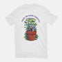 Tend To Your Growth-Womens-Fitted-Tee-Bruno Mota