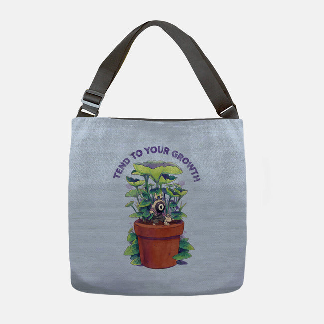 Tend To Your Growth-None-Adjustable Tote-Bag-Bruno Mota