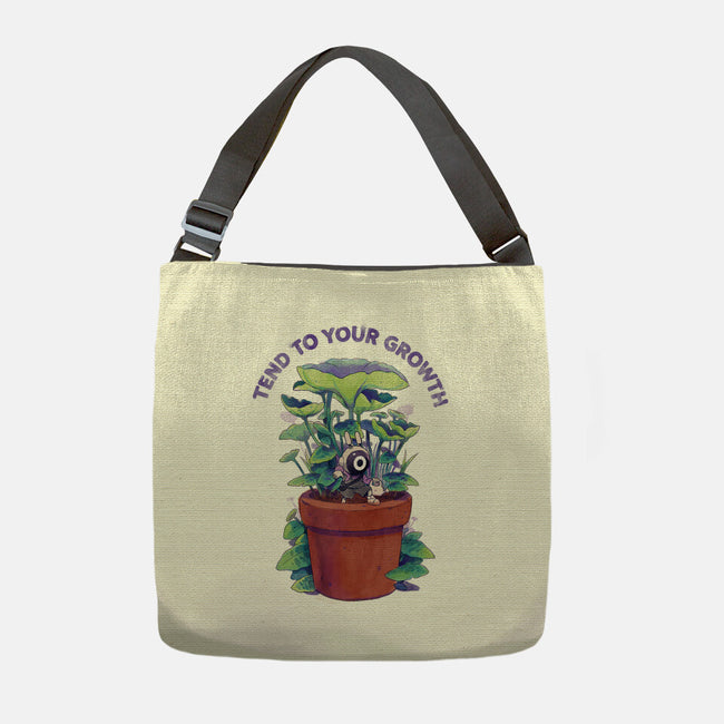 Tend To Your Growth-None-Adjustable Tote-Bag-Bruno Mota
