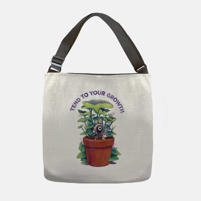 Tend To Your Growth-None-Adjustable Tote-Bag-Bruno Mota