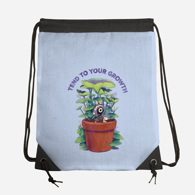 Tend To Your Growth-None-Drawstring-Bag-Bruno Mota