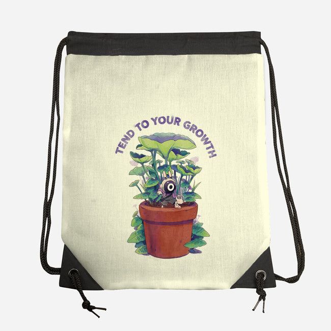 Tend To Your Growth-None-Drawstring-Bag-Bruno Mota