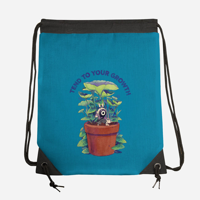 Tend To Your Growth-None-Drawstring-Bag-Bruno Mota