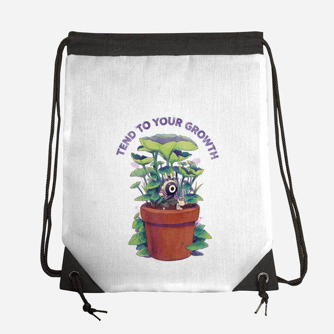 Tend To Your Growth-None-Drawstring-Bag-Bruno Mota