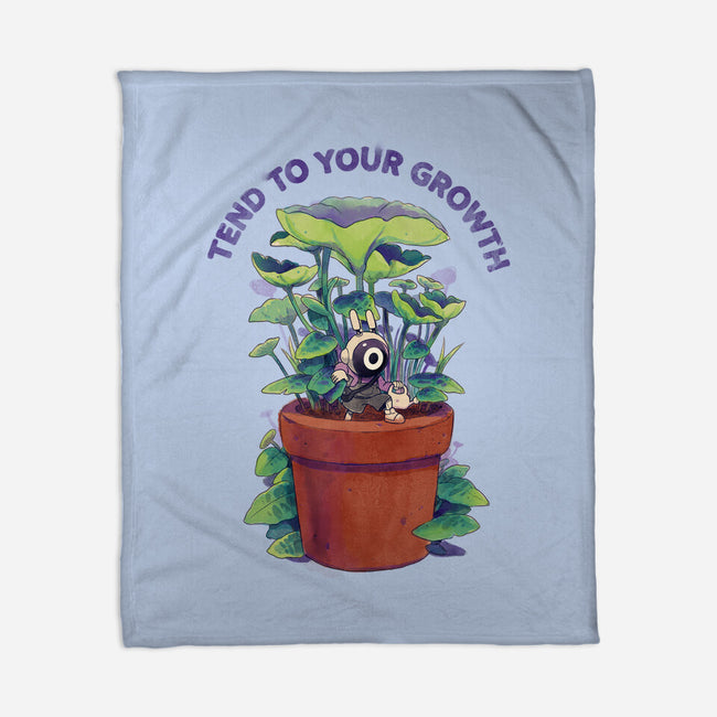 Tend To Your Growth-None-Fleece-Blanket-Bruno Mota