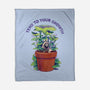 Tend To Your Growth-None-Fleece-Blanket-Bruno Mota