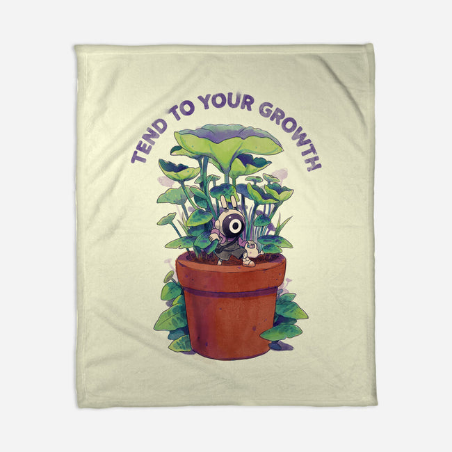Tend To Your Growth-None-Fleece-Blanket-Bruno Mota