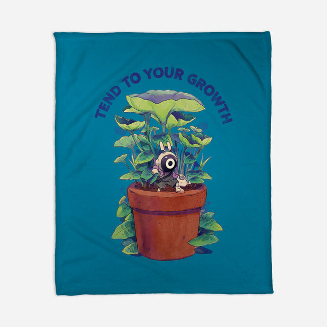 Tend To Your Growth-None-Fleece-Blanket-Bruno Mota
