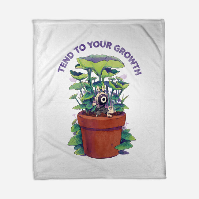 Tend To Your Growth-None-Fleece-Blanket-Bruno Mota