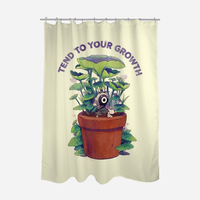 Tend To Your Growth-None-Polyester-Shower Curtain-Bruno Mota