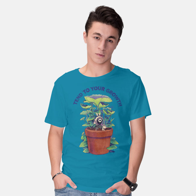 Tend To Your Growth-Mens-Basic-Tee-Bruno Mota