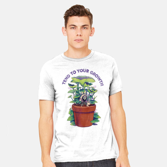 Tend To Your Growth-Mens-Heavyweight-Tee-Bruno Mota