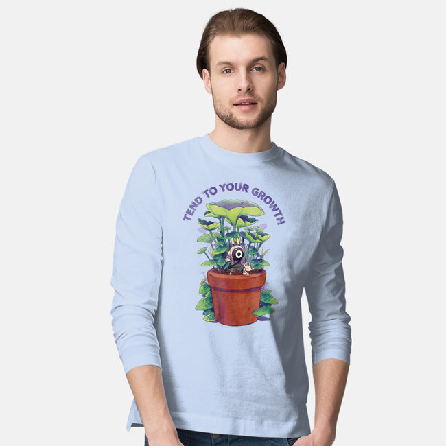 Tend To Your Growth-Mens-Long Sleeved-Tee-Bruno Mota