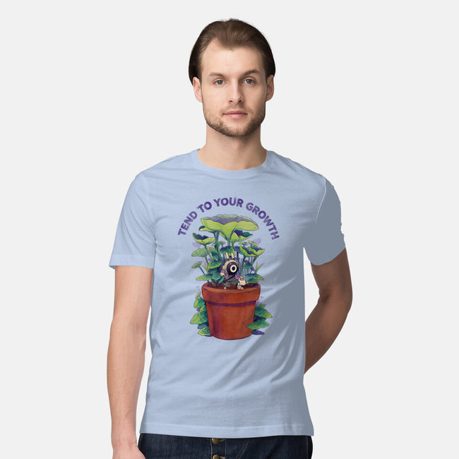 Tend To Your Growth-Mens-Premium-Tee-Bruno Mota