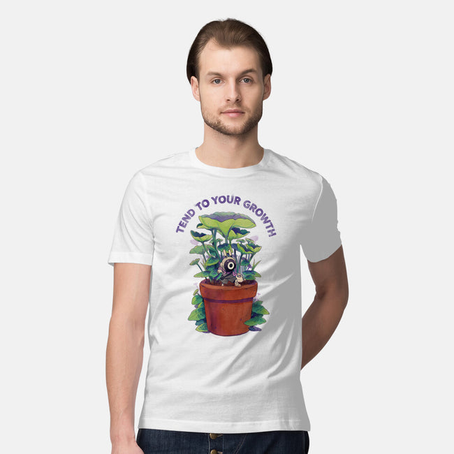 Tend To Your Growth-Mens-Premium-Tee-Bruno Mota