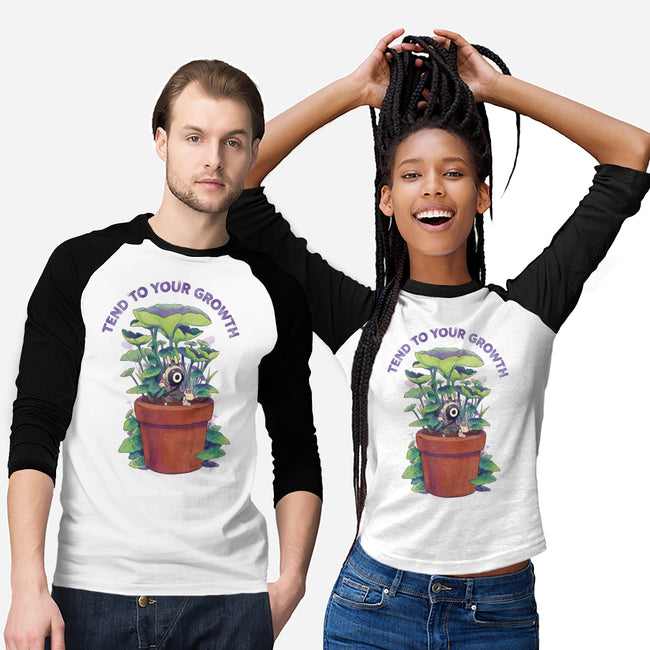 Tend To Your Growth-Unisex-Baseball-Tee-Bruno Mota