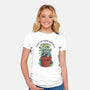 Tend To Your Growth-Womens-Fitted-Tee-Bruno Mota