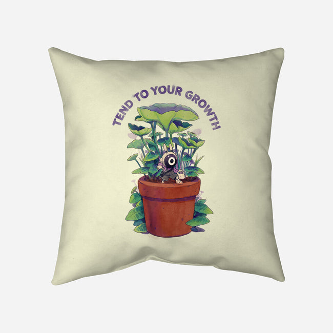 Tend To Your Growth-None-Removable Cover w Insert-Throw Pillow-Bruno Mota