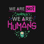 We Are Humans-Womens-Fitted-Tee-Geekydog